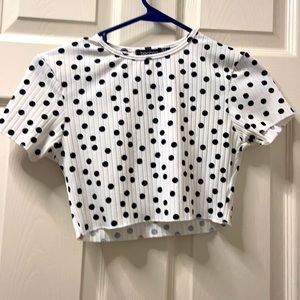 Boohoo polka dot set SZ 2